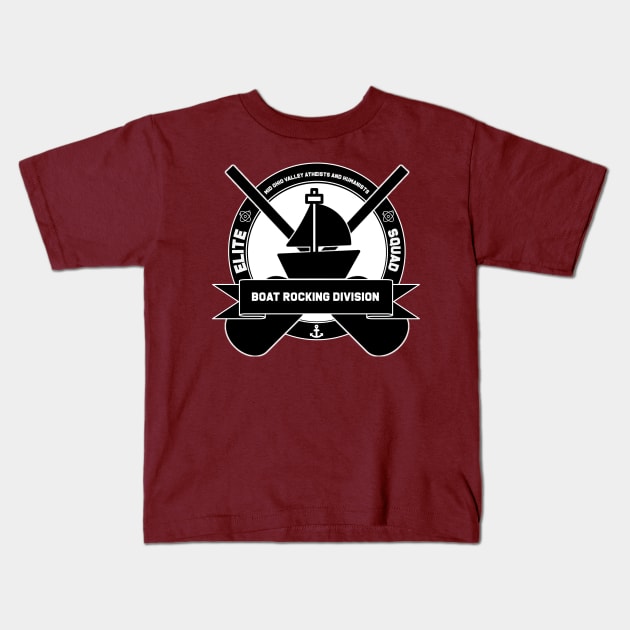 MOVAH Boatrockers Kids T-Shirt by GodlessThreads